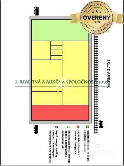 Skladový areál - Pribeník