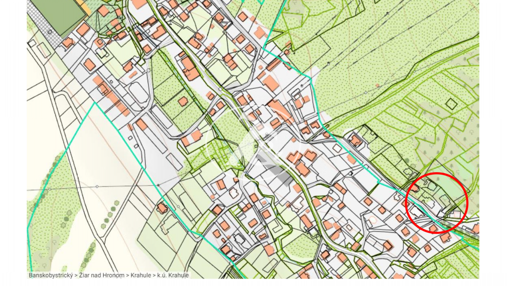 Krahule - predaj  krásneho rekreačného pozemku pri lyžiarskom vleku