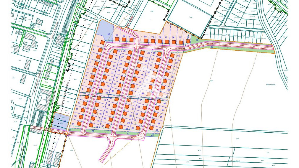 Pozemok na výstavbu rodinných domov