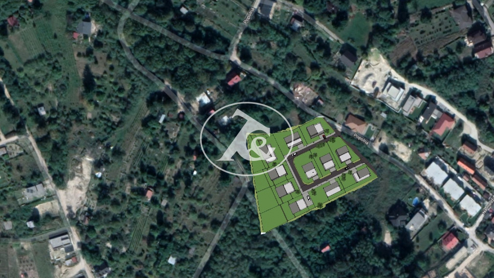 Predaj pozemku na výstavbu 4 RD so sieťami a komunikáciou v atraktívnej lokalite Rača - Popolná ul.