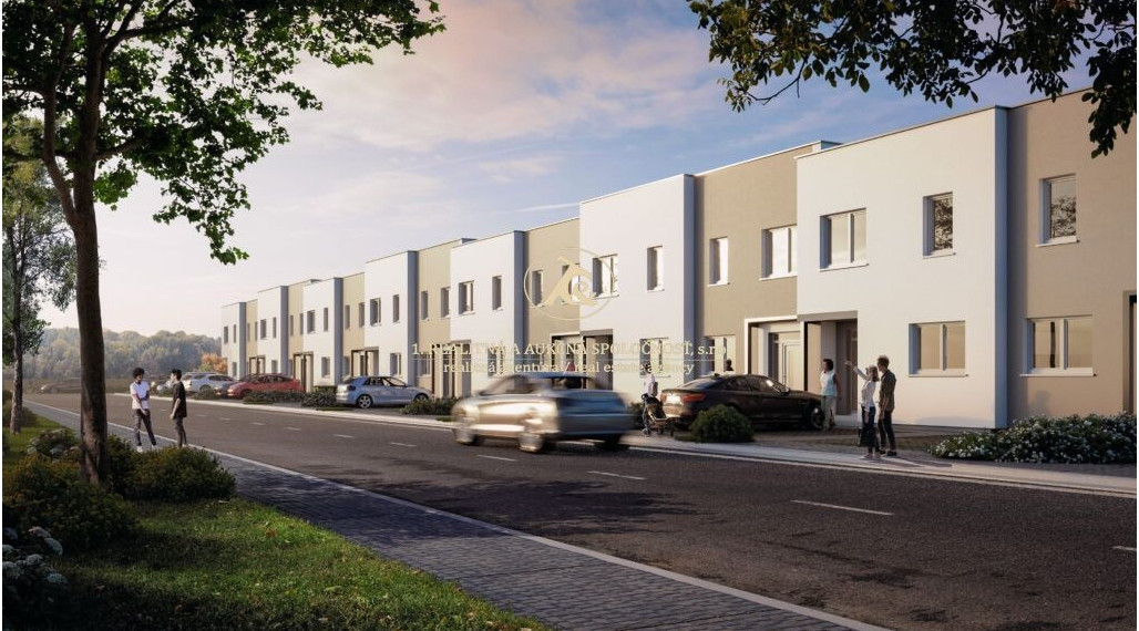 Moderný radový mezonetový dom v Rovinke - Luxusný život v prírode s výhodnou dostupnosťou do Bratislavy