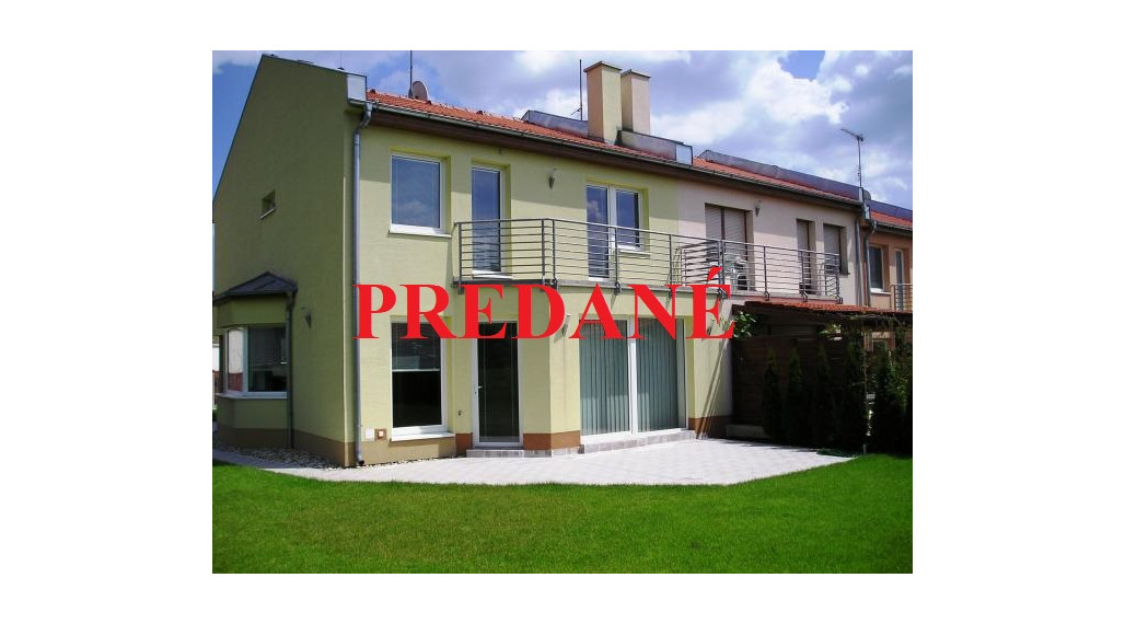 Na PREDAJ rodinný pokoj v srdci Devínskej – krb, záhrada a ticho slepej ulice - PREDANÉ !