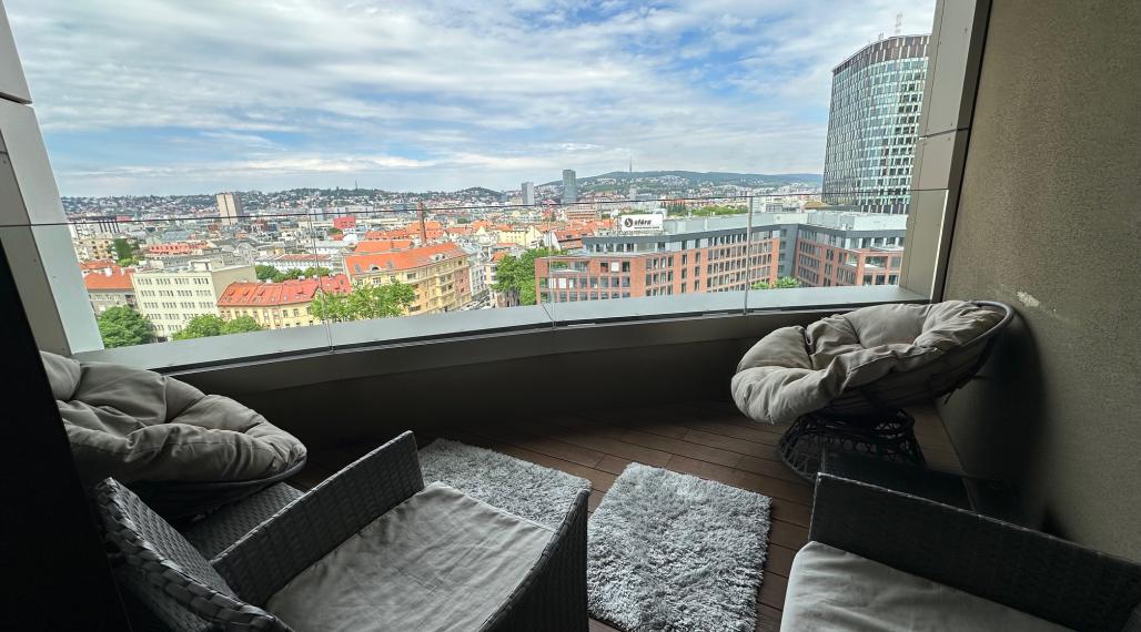 4-izbový byt s panoramatickým výhľadom na Bratislavský hrad | SKY PARK 1