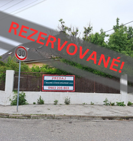 !REZERVOVANÉ! EXKLUZÍVNA PONUKA RD - LOKALITA, KDE SA VÁM BUDE DOBRE BÝVAŤ - UL. KOPANICE, TRNÁVKA