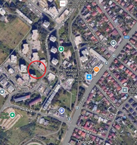 Prenájom parkovacieho státia v Rači - Kadnárová