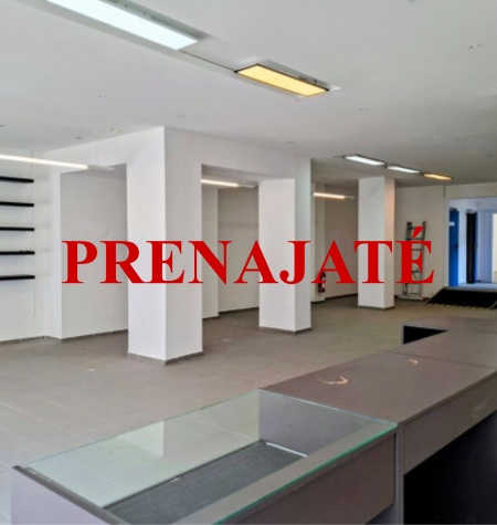 KOMERČNÝ PRIESTOR O VÝMERE 187 M2 S VÝKLADMI DO ULICE - VYSOKÁ UL., STARÉ MESTO