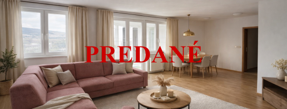 Pohodlné rodinné bývanie: Priestranný 3-izbový byt s potenciálom 4 izieb na predaj v Lamači na Bakošovej ul.